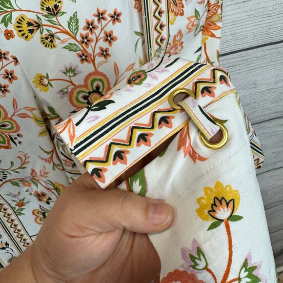 Cato Plus Size Colorful Floral Printed High Rise Cropped Pants Size 28W - Picture 5 of 9